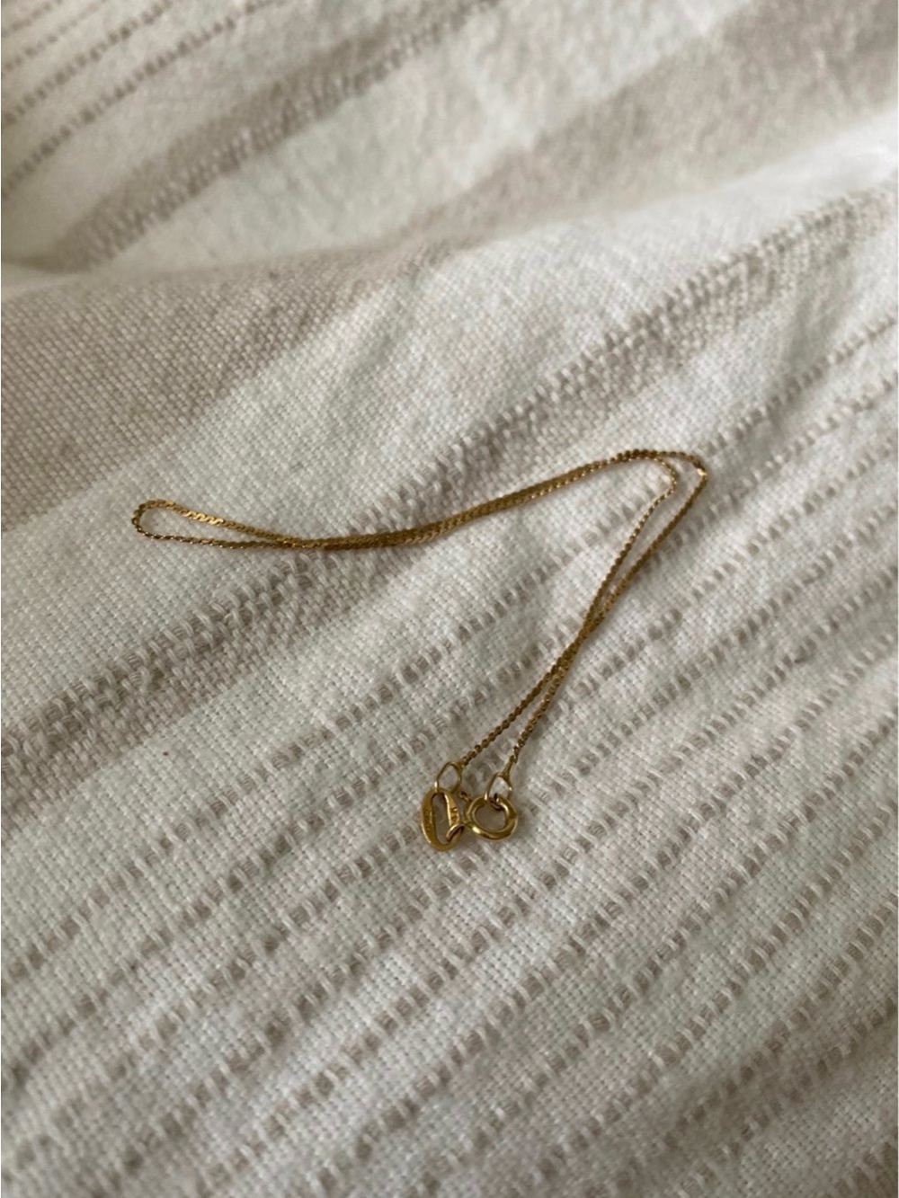 Gold bracelet stamped 14K made in Italy